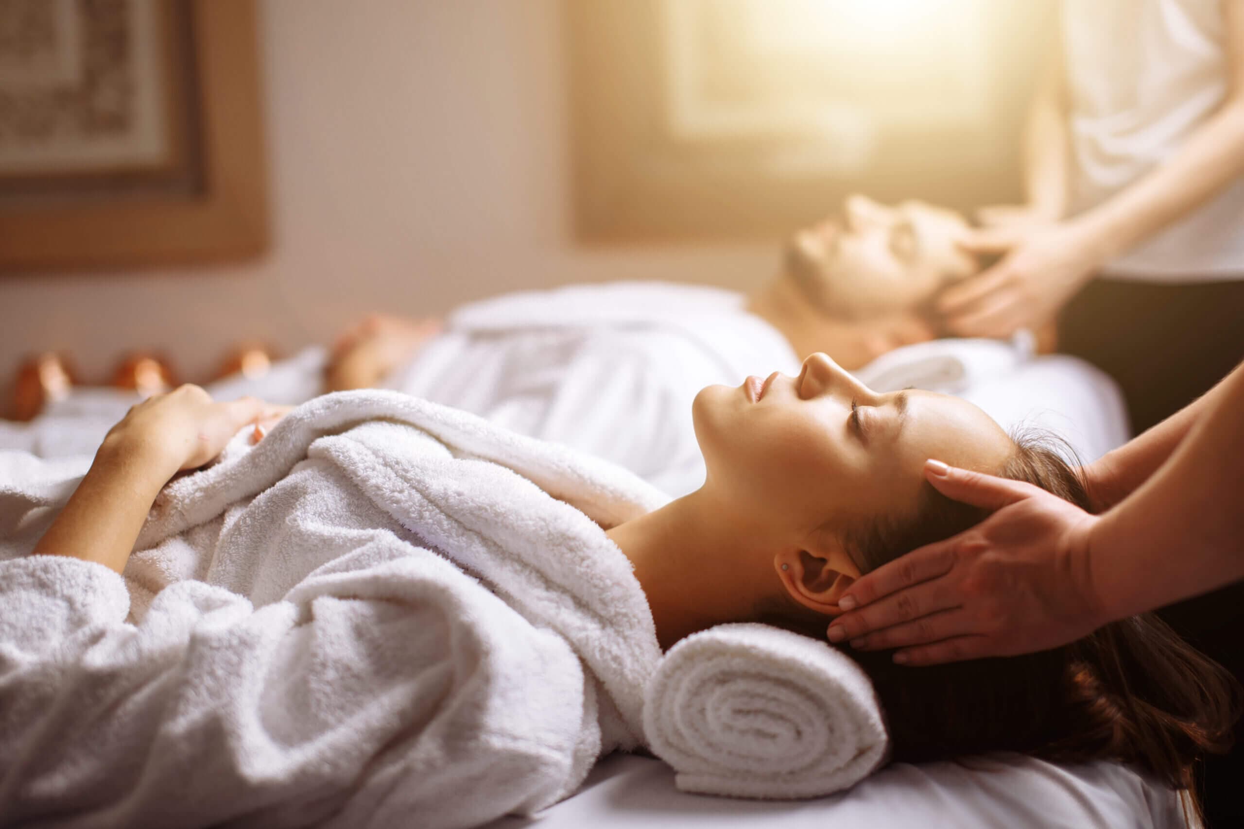 Relaxation area with massage