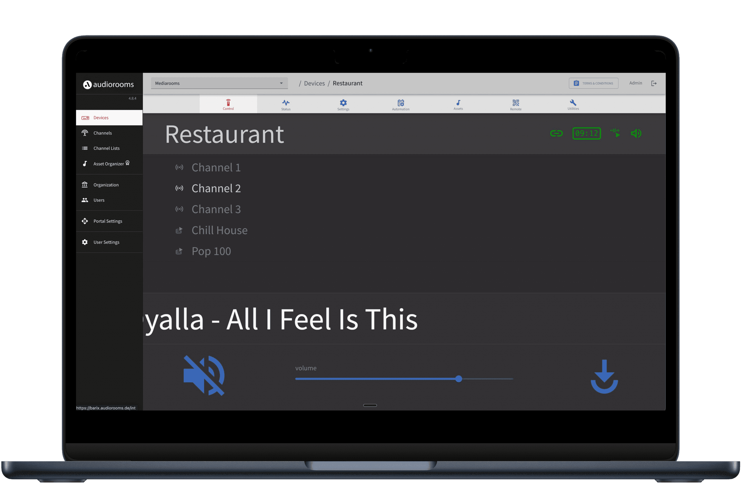 audiorooms player portal